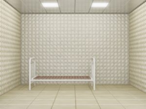 Nackter schwarzer Mann bedroht Passanten mit Messer: Psychiatrie!