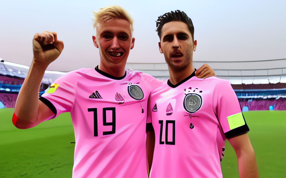 DFB-Team Pretty in Pink?