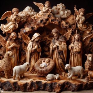 Die Weihnachts-Wurzelkrippe im Allgäu