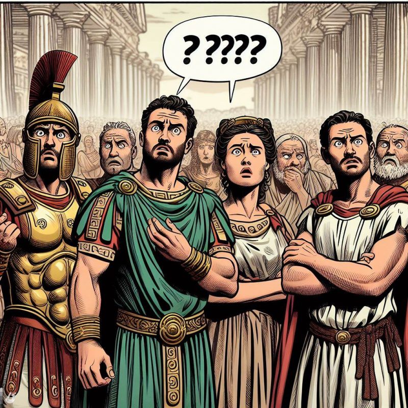 Was dachten die Römer, als sie den Zusammenbruch Roms beobachteten?