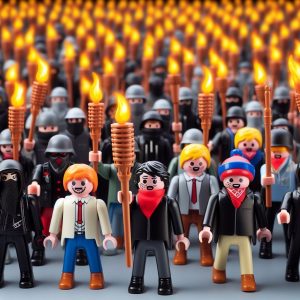 Regierungsaufmärsche vor dem Zusammenbruch