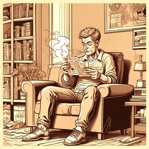 Ein Bekiffter aus gutem Hause liest die NZZ