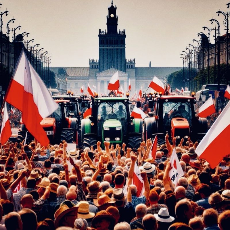 Die Proteste der Landwirte in Polen übertreffen die deutschen