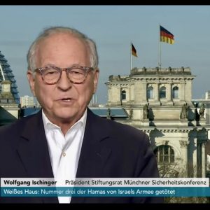 Ischinger: Produktionskapazität für Kriegsmaterial muss jetzt hochgefahren werden