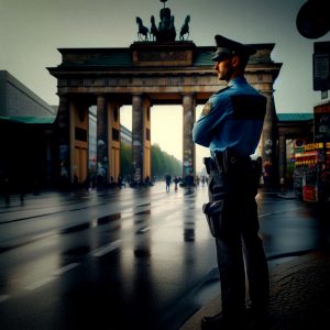 Polizeihauptmeister Maik in Berlin
