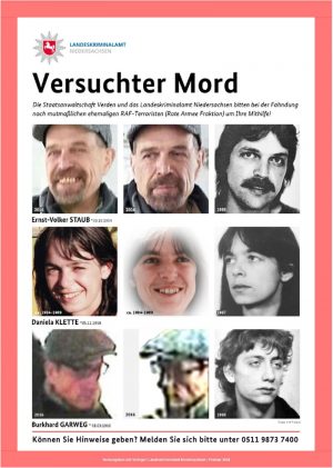 Sympathiebekundungen für RAF-Terroristin laut Bundesregierung keine strafbare Handlung – die Begründung lässt aufhorchen