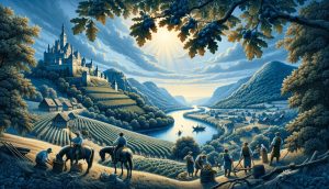 Die Geschichte von Dunkelland, das hellblau wurde.