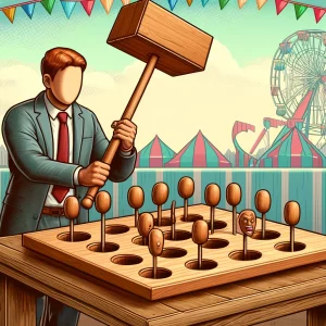 Demokratie mit dem Holzhammer