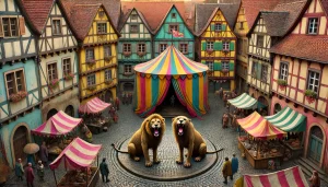 Aufruhr in der Stadt: Der Zirkus kommt mit wilden Bestien 
