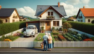 Arbeiten, sparen, dann Häuschen weg!