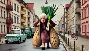 Schildbürgerstreich: Zu Fuß gehen fürs Klima 