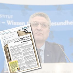 RKI-Files: „Öffentlichkeit und Gerichte wurden klar belogen“