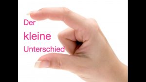 Der kleine Unterschied