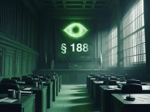 Ein gesprochener Satz genügt und man wandert bis zu 5 Jahre in den Knast. Nordkorea? Stalins Russland? Nein, das ist Deutschland heute