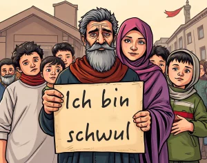 Fünf Kinder, verheiratet und Asyl, weil er angeblich homosexuell ist