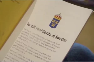 Schweden: Broschüre „Verhalten im Krieg“ 8 Mio. Mal an alle Bürger versandt 
