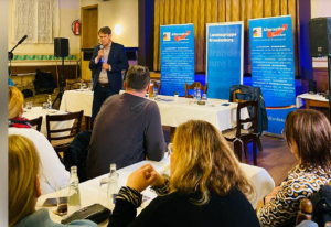 Götz Frömming, AfD: Volles Haus trotz Schneetreiben 