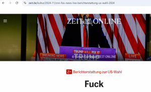 ZEIT beleidigt Trump mit „Fuck“ in der Titelzeile