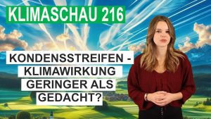 Kondensstreifen – Klimawirkung geringer als gedacht!