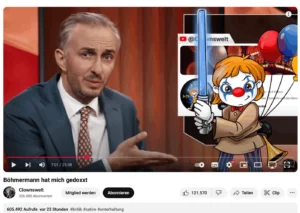 Clownswelt gedoxxt: Heult weiter!