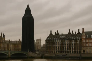 Spektakuläre Kunstaktion: Aus Big Ben wird Big Burka