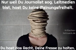 Einfach mal die Fresse halten