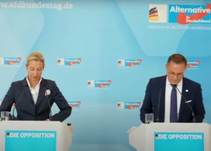 Skandal um Hochstufung: Weidel und Chrupalla schiessen zurueck