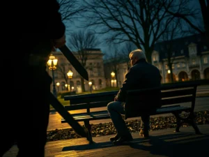 Wien: Macheten-Mann sticht 24-Jährigem in den Hals – Täter auf der Flucht