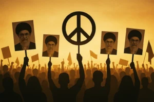 Friedenskundgebungen, die Frieden verhindern