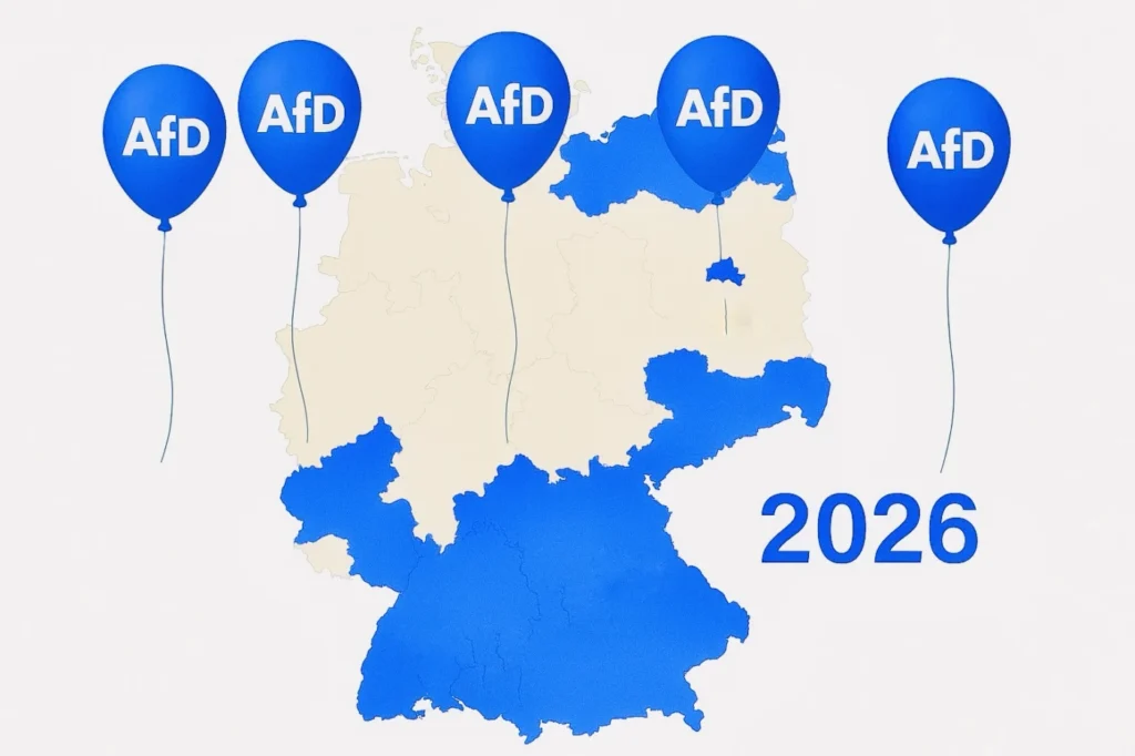 Ja is scho wieder Wahlkampf – 2026 könnte’s fünfmal blau machen