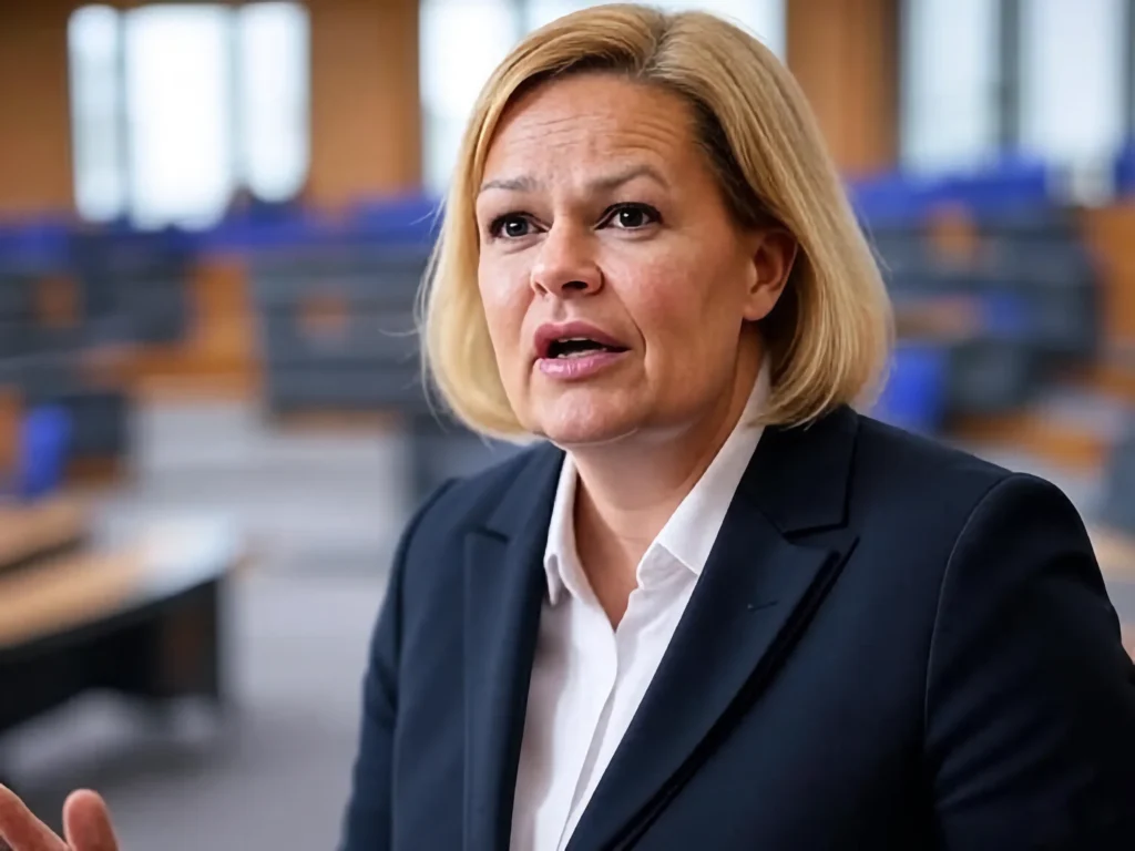 Linke Krokodilstränen über Nancy Faesers „dämlichen“ Schuss aus der Hüfte