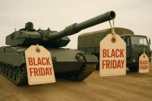 Waffen-Black-Friday: Rüstungsrabatt statt Rentenerhöhung – Mehrwertsteuer sparen beim nächsten Krieg
