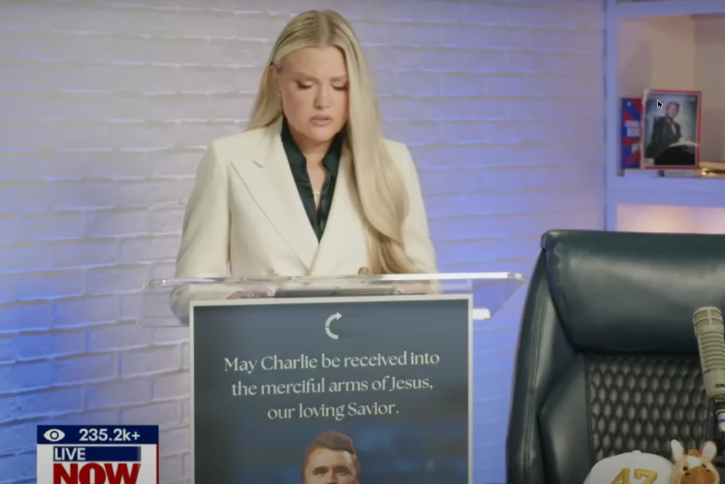 „Die Schreie der Witwe Charlie Kirks werden wie ein Schlachtruf um die Welt hallen“