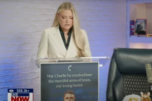 „Die Schreie der Witwe Charlie Kirks werden wie ein Schlachtruf um die Welt hallen“