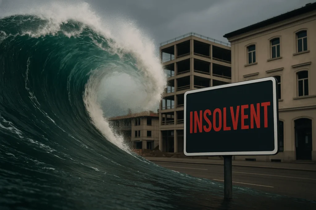 Pleite-Tsunami in der Schweiz – Baubranche und Gastronomie besonders hart getroffen