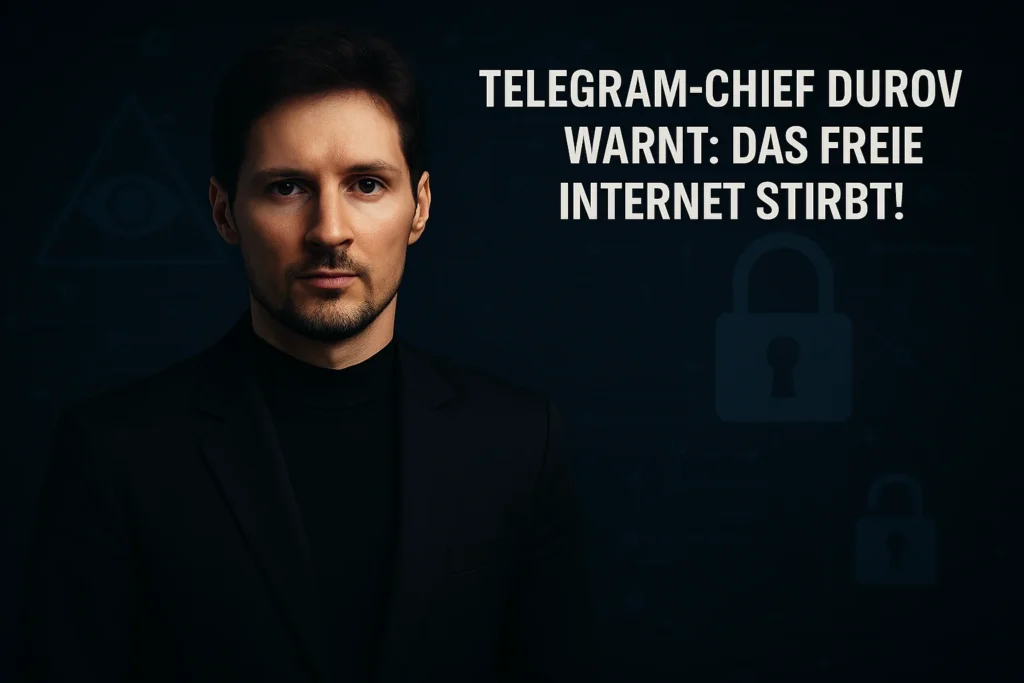 Telegram-Chef Durov schlägt Alarm: Das freie Internet stirbt!