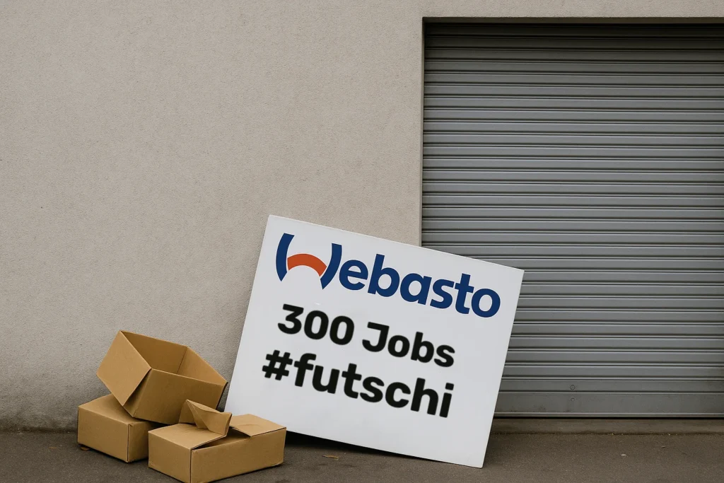 Schon wieder 300 Jobs #futschi – Webasto streicht erneut Stellen!