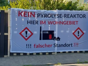 Heidesheim: Bürger wehren sich gegen Pyrolyse-Reaktor mitten im Wohngebiet!