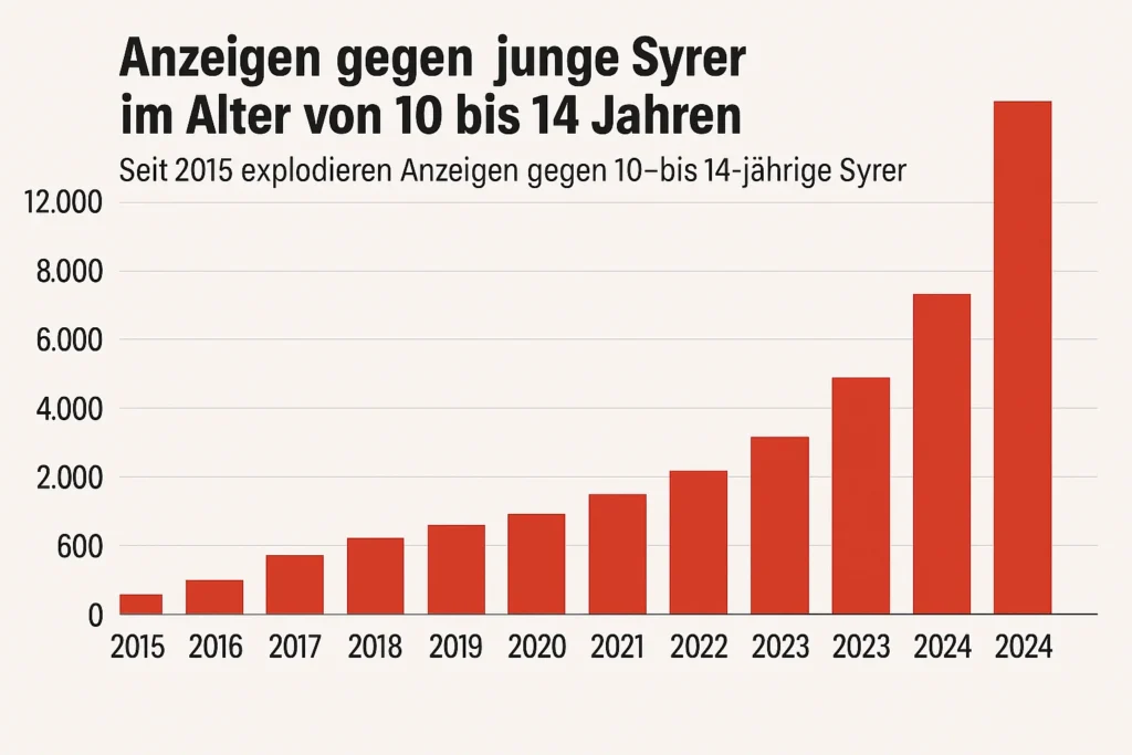 Jugendkriminalität explodiert: Anzeigen gegen junge Syrer vervierzigfacht – FPÖ rechnet mit Regierung ab