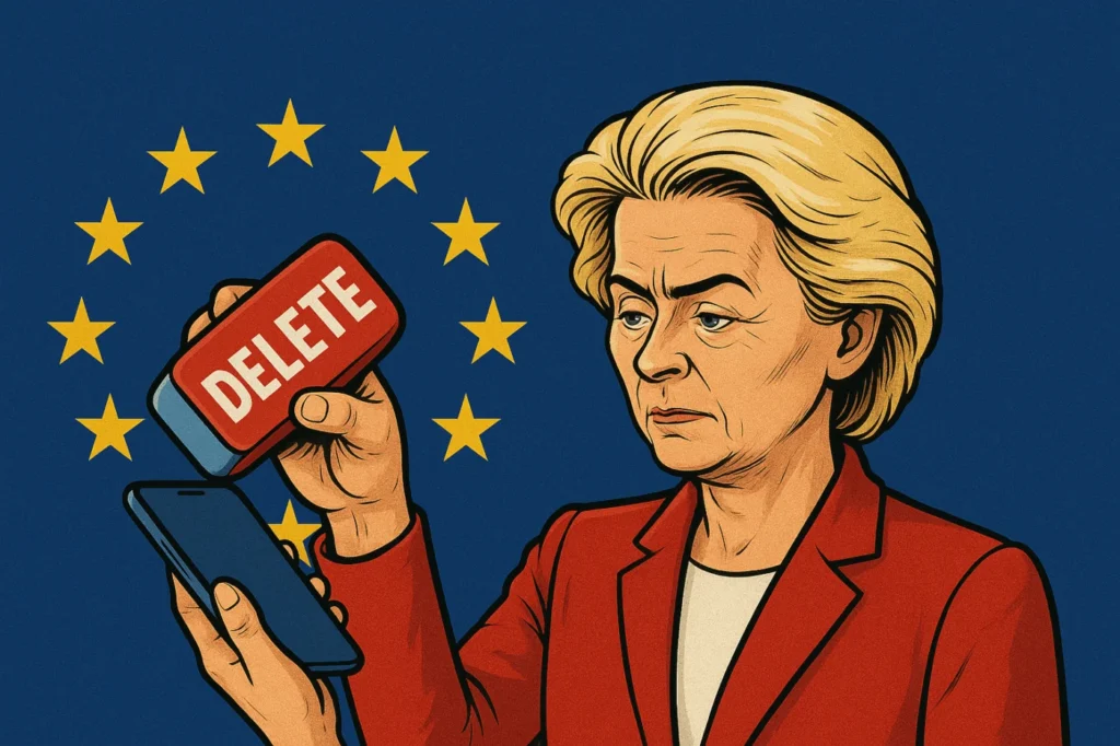 Chatkontrolle kommt, Transparenz geht: Von der Leyen löscht – wir sollen gläsern sein