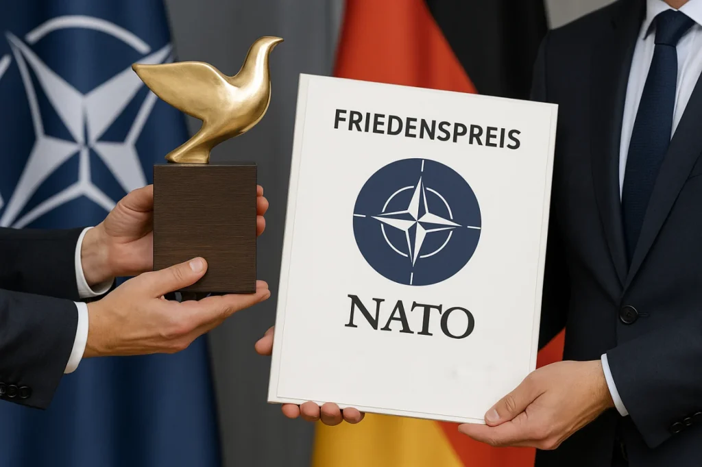 Haben die einen Impfschaden? Jetzt kriegt die Nato einen Friedenspreis!