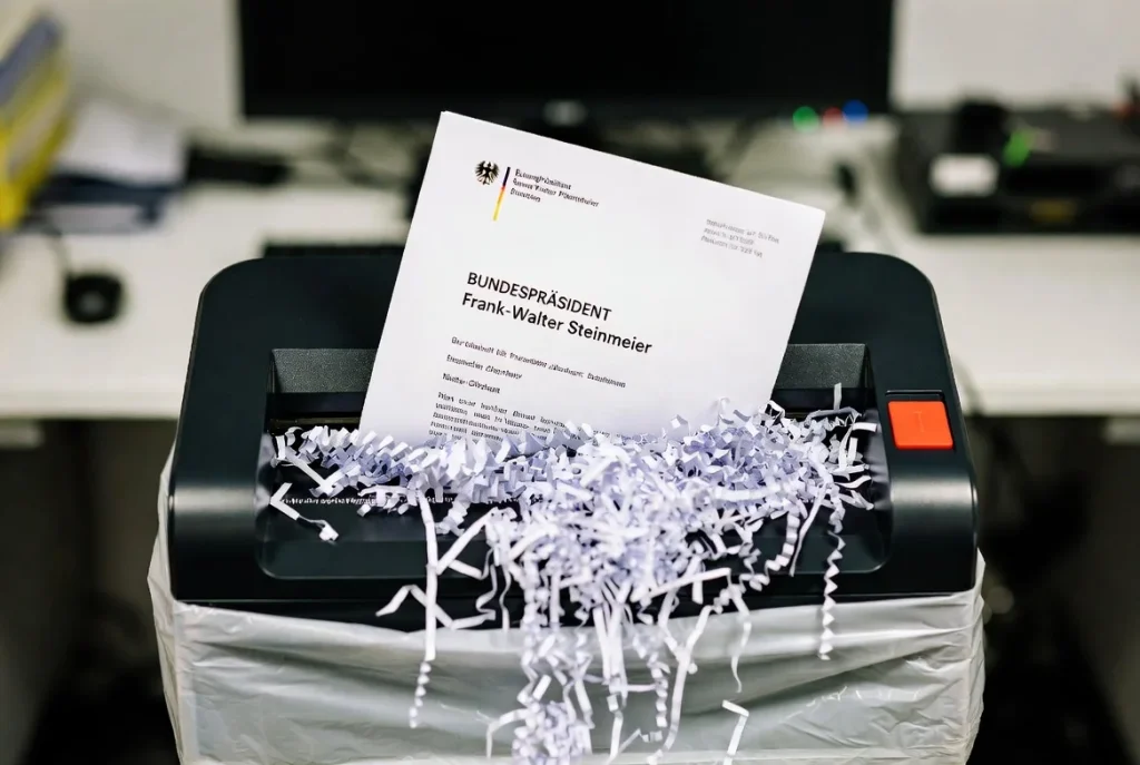 Steinmeiers Rede in den Fleischwolf der KI