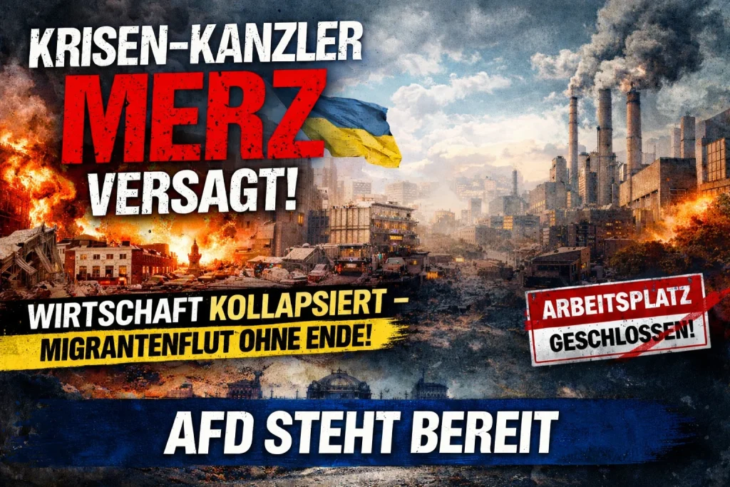 Chrupalla zerlegt Merz: Wirtschaft im Sturzflug, Regierung ohne Rückhalt – AfD steht bereit