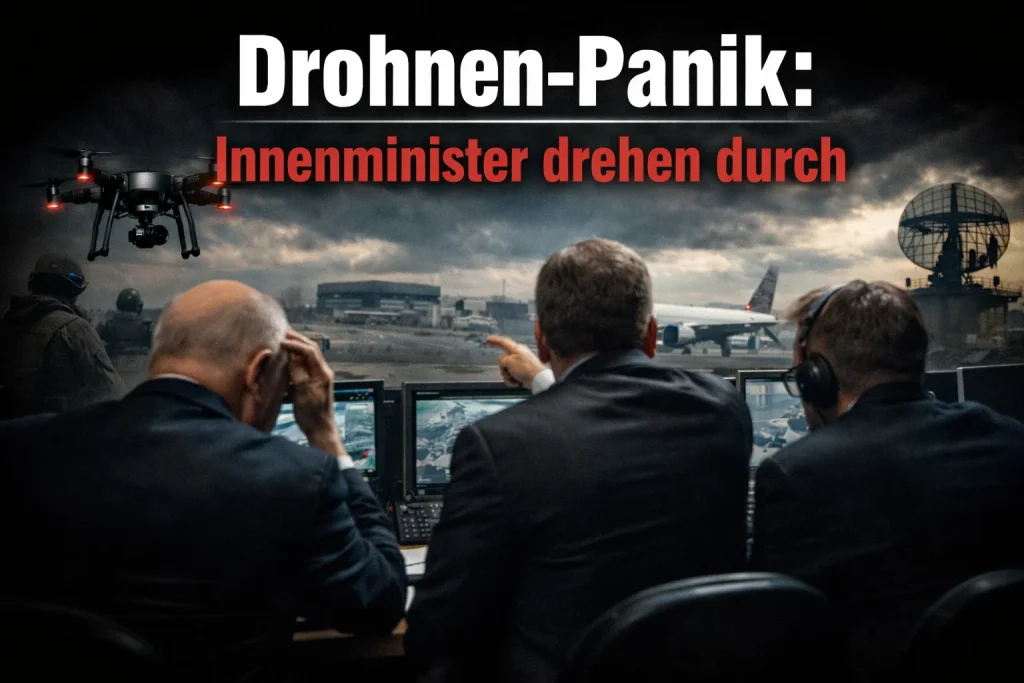 Drohnen-Panik: Innenminister drehen durch