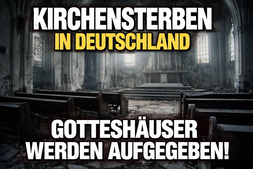 Kirchensterben geht weiter: Mindestens 46 katholische Gotteshäuser 2025 aufgegeben