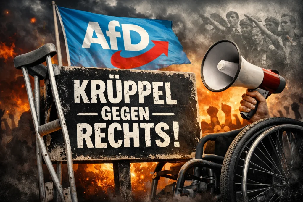 „Krüppel gegen Rechts“ – wenn moralische Selbstermächtigung jede Grenze sprengt