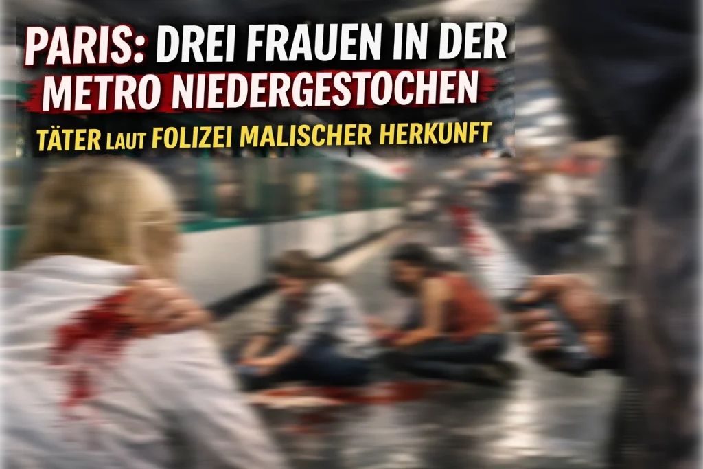 Paris: Täter aus Mali sticht drei Frauen in Metro nieder