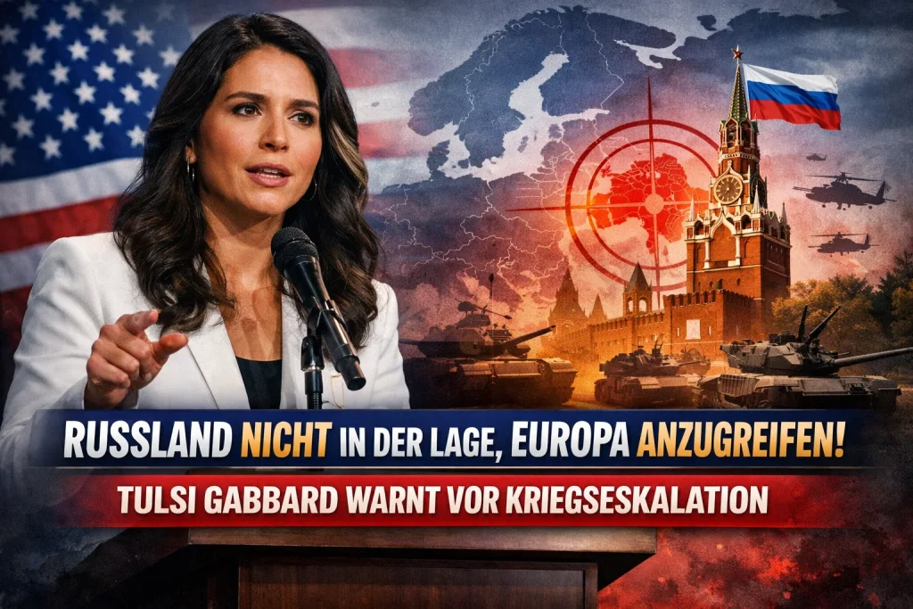 US-Geheimdienstchefin: Russland ist militärisch nicht in der Lage, Europa anzugreifen.