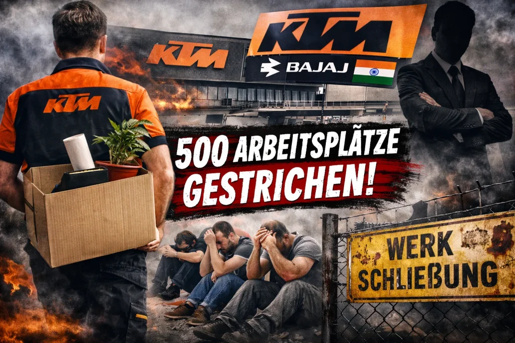 Kultfirma KTM wirft nach Indien-Übernahme 500 Mitarbeiter raus