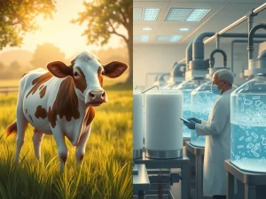 Kuh zum Metzger – die Milch kommt aus der Fabrik